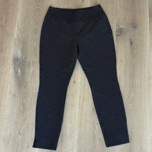 Like NEW CAbi Black and White Polka Dot Cropped Pants - Picture 5 of 5